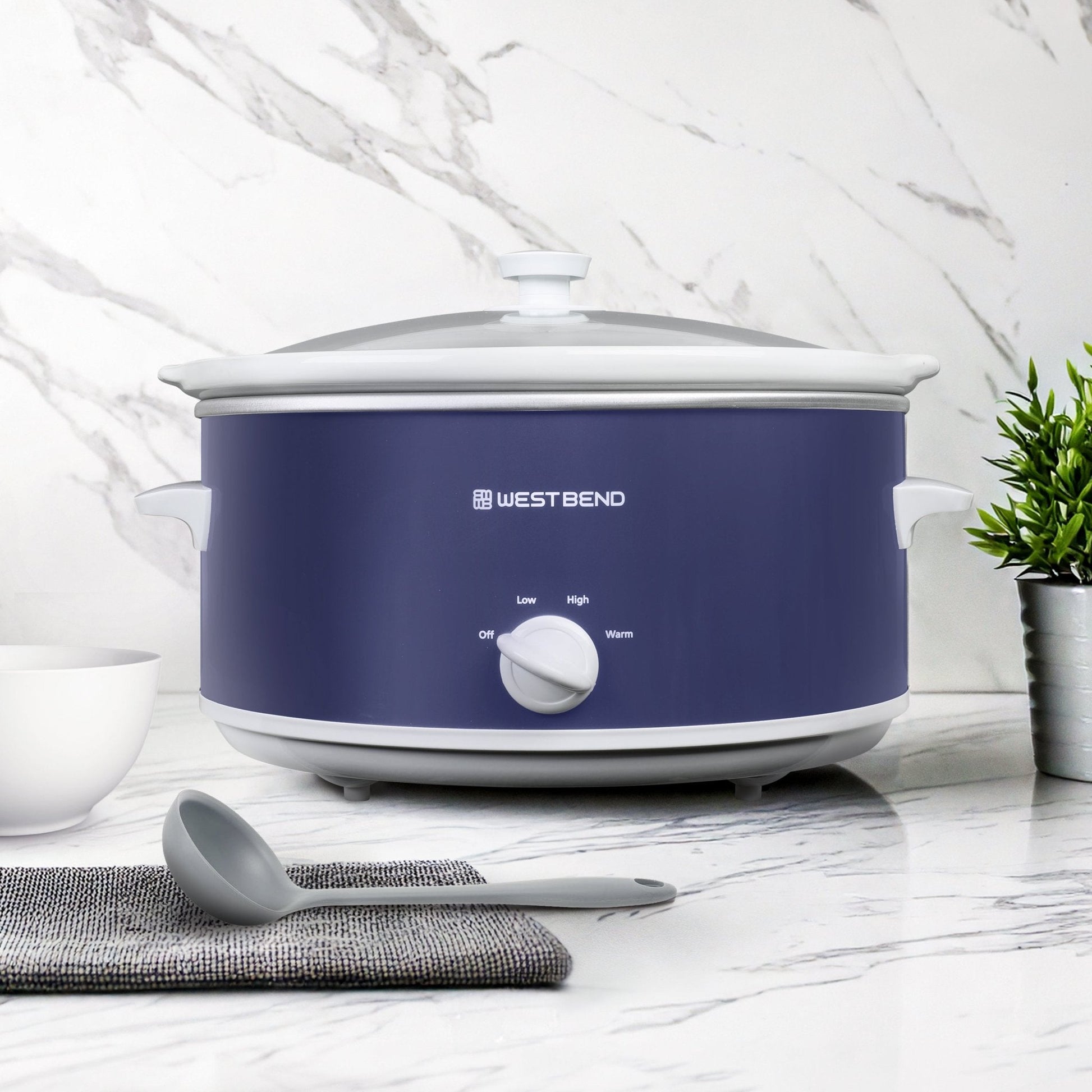West Bend Slow Cooker, 6 Qt. Kapazität