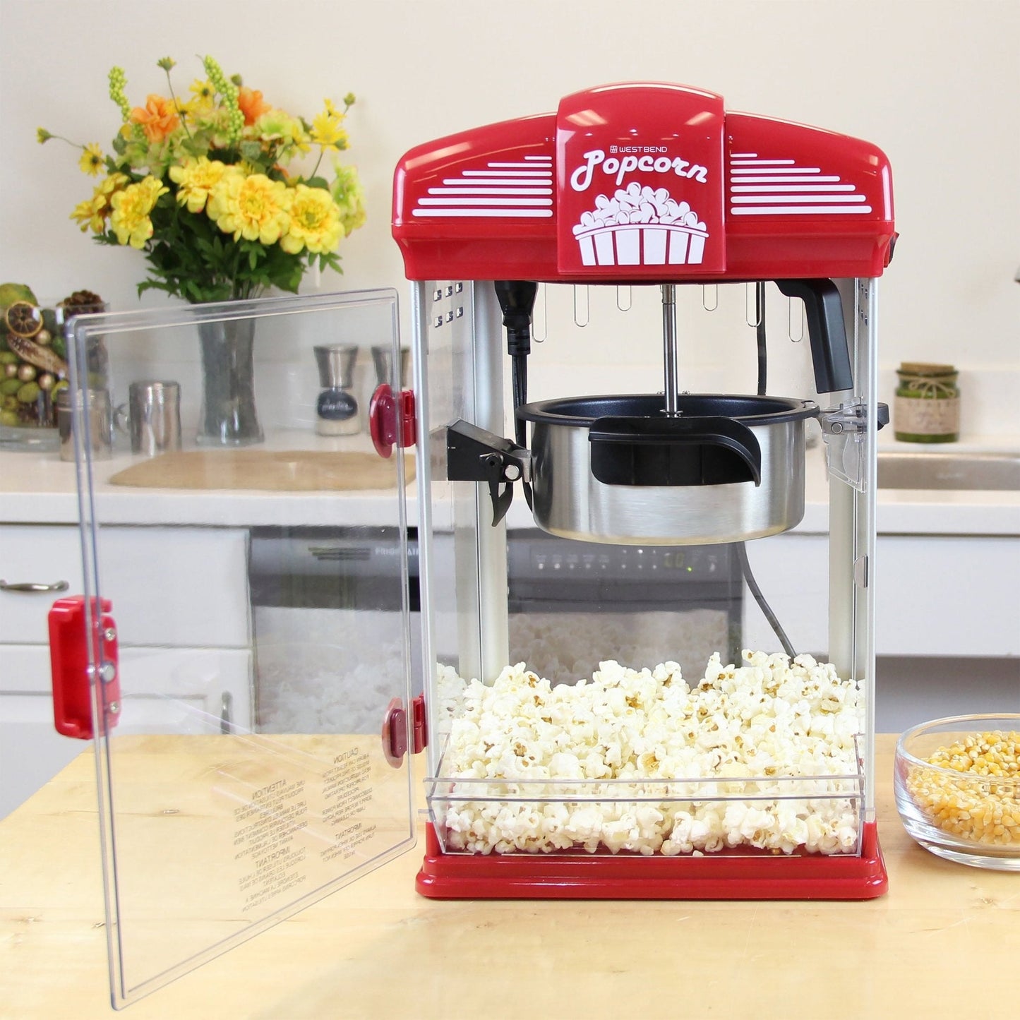 West Bend Theater Crazy Stirring Oil Popcorn Maker, 4 Qt. Kapazität