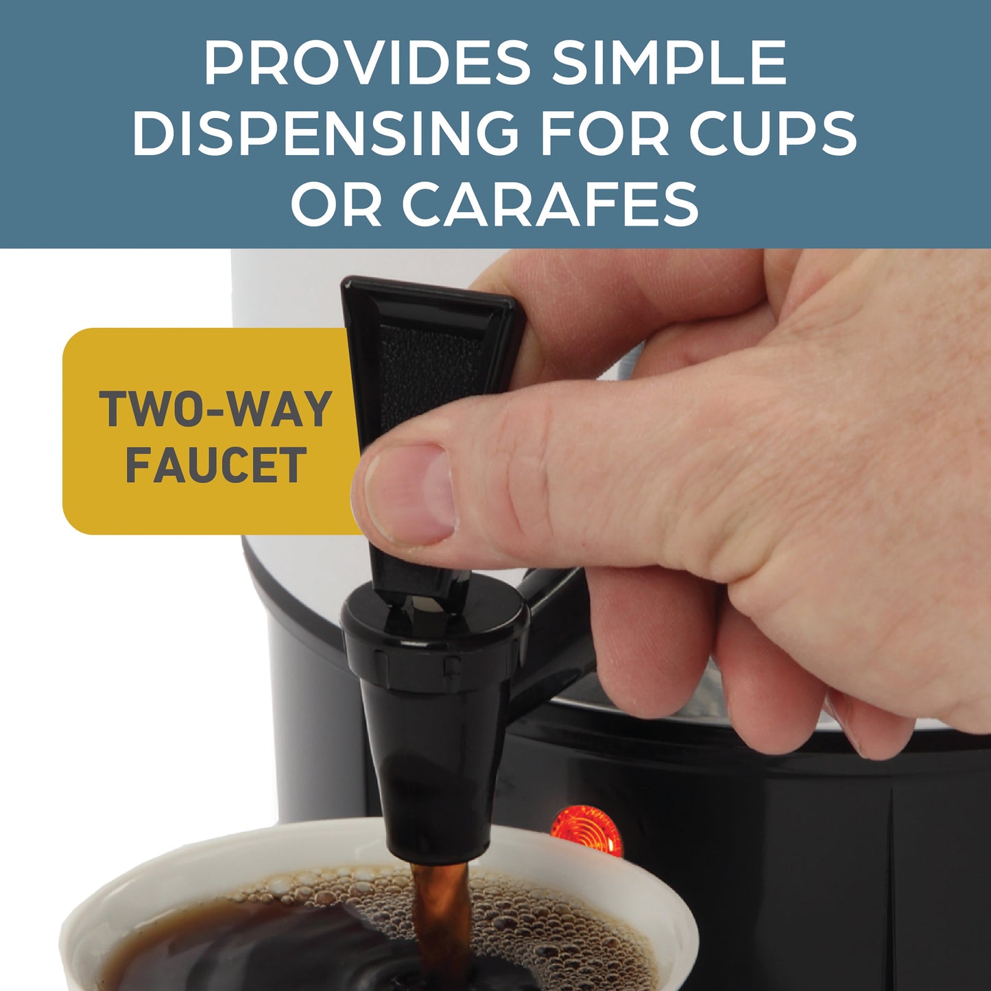 West Bend Große Kapazität Kaffee Urn, Kommerzielle 30-Cup Kaffeemaschine