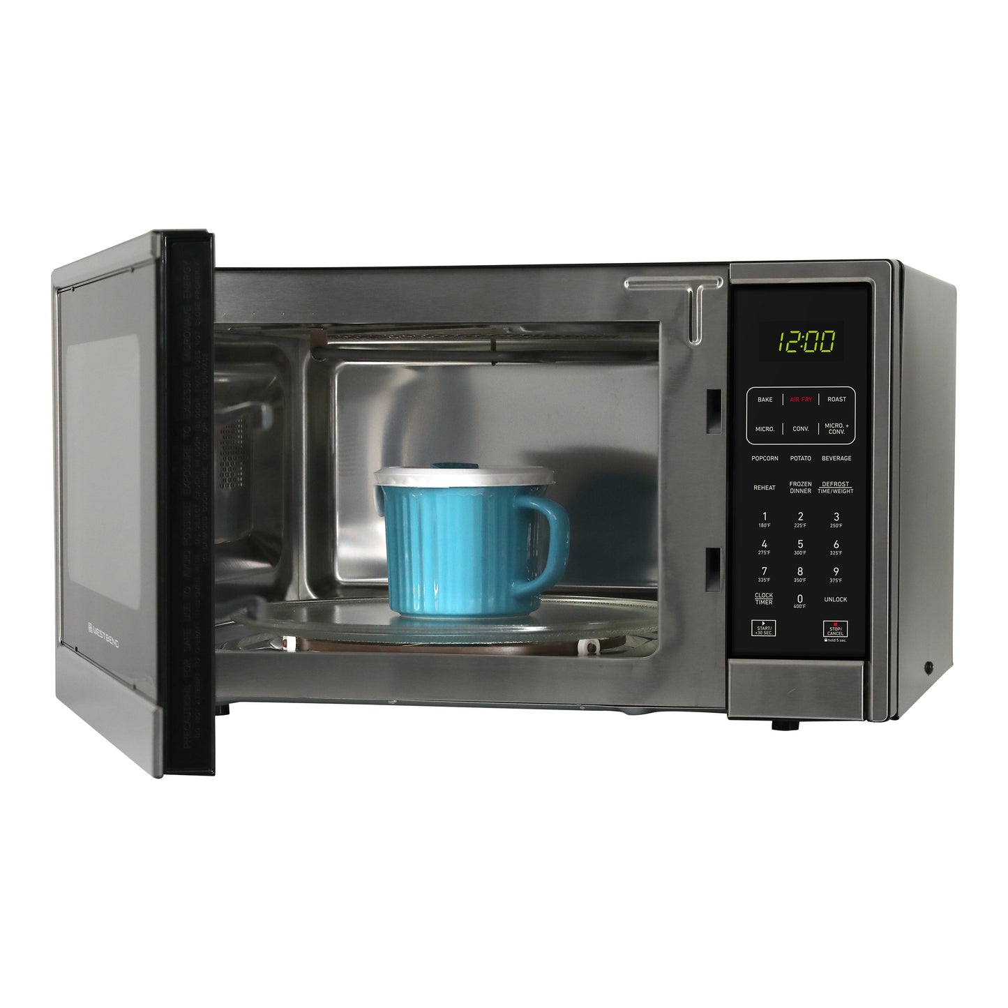 West Bend Microwave Air Fry, Konvektionsofen 3-in-1, 1,3 cu. ft Kapazität